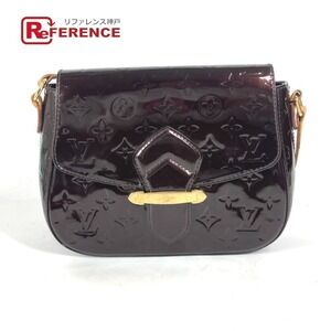 Louis Vuitton Vernis Bellflower crossbody bag pouch shoulder Amaranth Purple